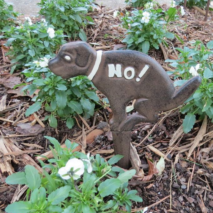No Potty Here Garden Stake